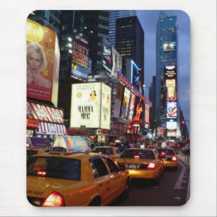 Zeit-quadratische Taxis Mousepad