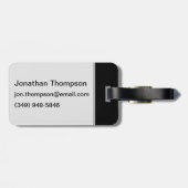 Zeit-Reise Gepäckanhänger (Rückseite horizontal)