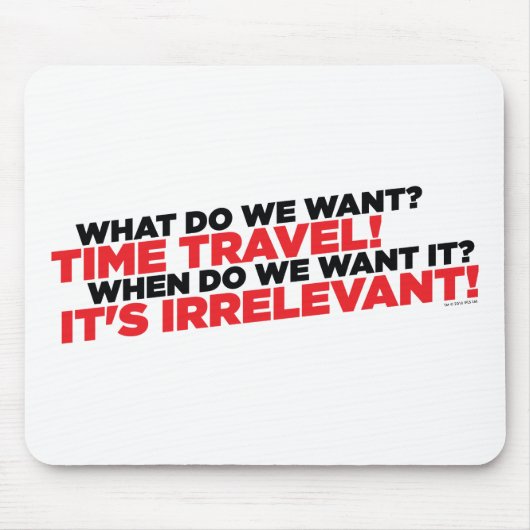Zeit-Reise Mousepad (Vorne)