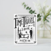 Zeit Reisen ist phantastisch Postkarte (Stehend Vorderseite)