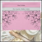 Zeit, rosa und schwarze Küchentücher zu backen