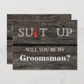 Zeit, Schwarzen Chalk Board Red Krawatte Einladung (Vorne/Hinten)