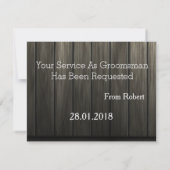 Zeit, Schwarzen Chalk Board Red Krawatte zu erfüll Einladung (Rückseite)