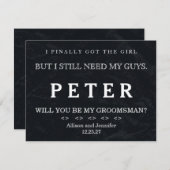 Zeit, Schwarzen Chalk Board Red Krawatte zu erfüll Einladung (Vorne/Hinten)