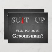 Zeit, Schwarzen Chalk Board Red Krawatte zu erfüll Einladung (Vorne/Hinten)