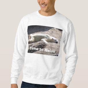 Zeit, sich Sweatshirt zu entspannen