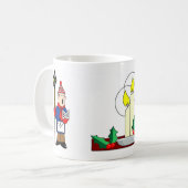 Zeit sich zu freuen kaffeetasse (Vorderseite Links)