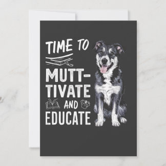 Zeit, sich zu verändern und wieder in die Schule z Einladung