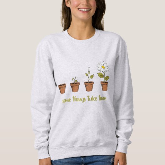 Zeit Sweatshirt (Vorderseite)