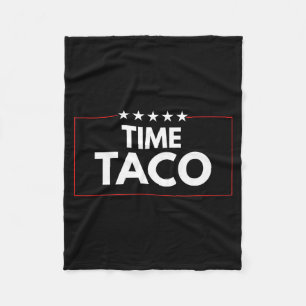 Zeit-Taco-Vatertag-Humor  Fleecedecke