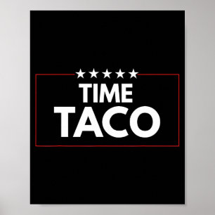 Zeit-Taco-Vatertag-Humor Poster
