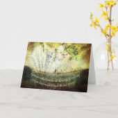 Zeit - The Edge der Ewigkeit Karte (Gelbe Blume)