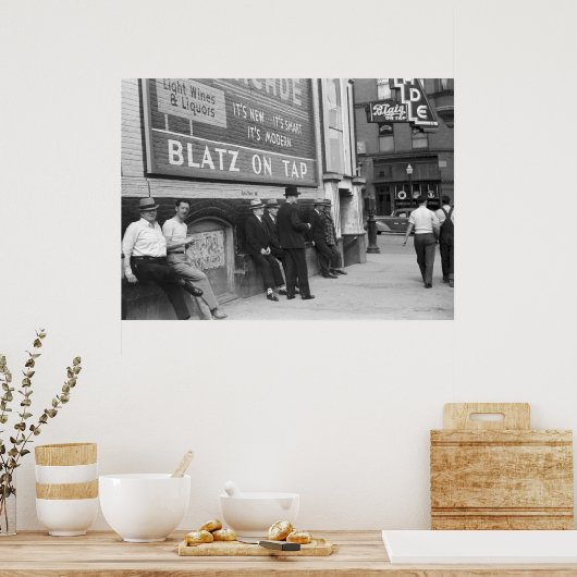 Zeit töten in Butte, 1939 Poster (Küche)