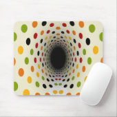 Zeit-Tunnel zu den Sechzigern Retro Mousepad (Mit Mouse)
