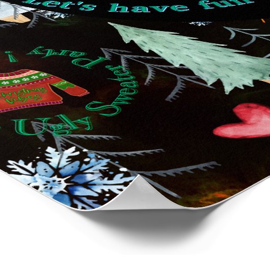 Zeit, Ugly Sweaters zu rocken Poster (Ecke)