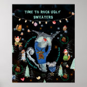 Zeit, Ugly Sweaters zu rocken Poster (Vorne)