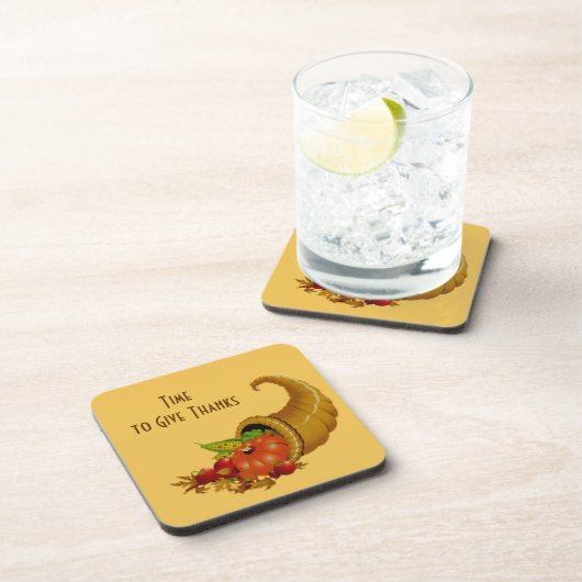 Zeit, um Cornucopia zu danken Untersetzer (Rechte Seite)