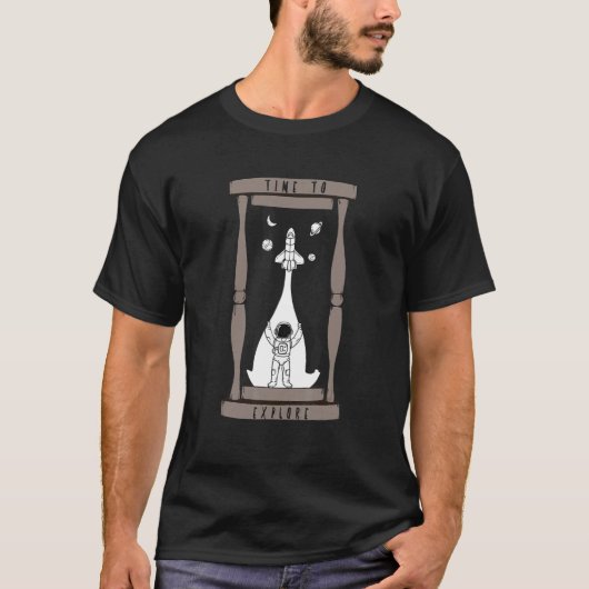 Zeit, um das Hourglass des Weltinstruments zu erku T-Shirt (Vorderseite)