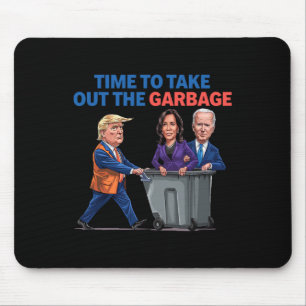 Zeit, um den Müll zu entsorgen, der für die Tru-Tr Mousepad