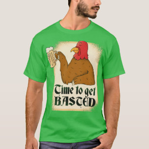 Zeit, um den türkischen Erntedank zu verprügeln T-Shirt