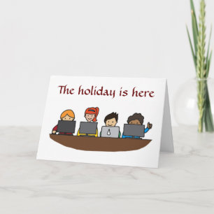 ZEIT UM den URlaub zu 'GENIESSEN'!!!! WEIHNACHTSKA Karte