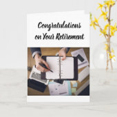 ZEIT, UM DIE GRATULIERUNGEN ZUM **ERSTATTUNG** KARTE (Gelbe Blume)