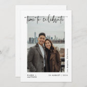 Zeit, um die Rezeption moderner Skripte zu feiern Ankündigung (Vorne/Hinten)