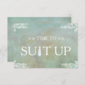 Zeit, um die rustikale Holzschlange zu entspannen Einladung (Vorne/Hinten)