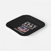 Zeit, um die Star Spangled Hammered Ber USA Flag Pappteller (Gewinkelt)