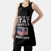 Zeit, um die Star Spangled Hammered Ber USA Flag Schürze (InSitu)