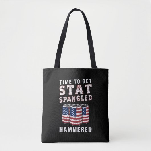 Zeit, um die Star Spangled Hammered Ber USA Flag Tasche (Vorderseite)