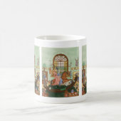 Zeit, um die Tasse des Kaffees vorzutäuschen (Mittel)