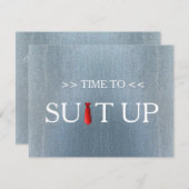 Zeit, um die unscharfe Hintergrundfarbe der roten Einladung (Vorne/Hinten)