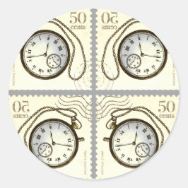 Zeit, um es an etwas festzuhalten! runder aufkleber