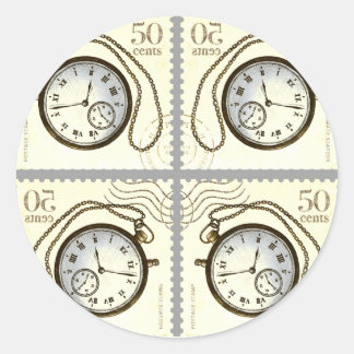 Zeit, um es an etwas festzuhalten! runder aufkleber