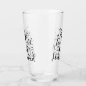 Zeit, um Ho Ho Hammered | XMAS Drinks Spaß Glas (Rechts)