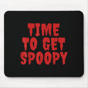 Zeit, um lustig gruselig Halloween Meme zu bekomme Mousepad