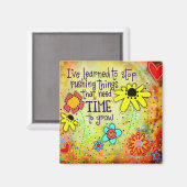 Zeit, um Niedlich florgelb zu werden Inspiration S Magnet (Vorderseite/Rückseite)