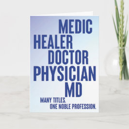 Zeit, um Phantastische Ärzte wie YOU Card zu feier Karte