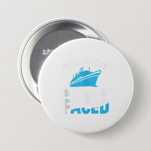 Zeit, um Schiff vor Kreuzfahrt zu bringen Button (Vorne & Hinten)