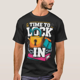 Zeit, um sich am Testtag festzulegen Lustige Lehre T-Shirt