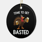 Zeit, um sich gebastetes Funny Beauty Türkei Ernte Keramik Ornament (Links)