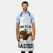 Zeit, um sich gebastetes Funny Beauty Türkei Ernte Schürze (Getragen)