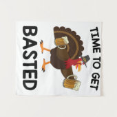 Zeit, um sich gebastetes Funny Beauty Türkei Ernte Wandteppich (Vorderseite (Horizontal))