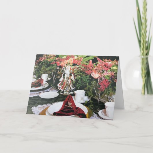 ZEIT, UM SIE ZU WÜNSCHEN ** MERRY CHRISTMAS** UND  KARTE (Vorderseite)