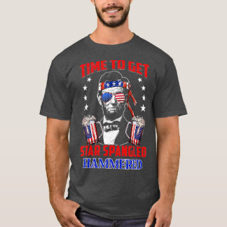 Zeit, um sternenförmig betrunken zu werden Amerika T-Shirt