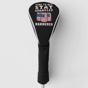 Zeit, um sternförmig gehämmert zu werden Bier USA- Golf Headcover