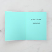 Zeit, um stolz zu sein Girly Pink Hübsch Floral Karte (Innenseite)