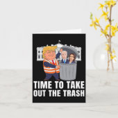 Zeit, um Trump aus dem Mülleimer zu holen Karte (Gelbe Blume)