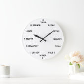 Zeit, um zu essen große wanduhr (Zuhause)